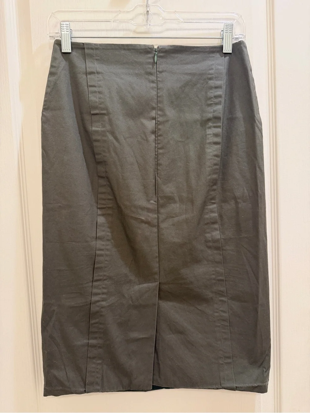 Kate Spade Grey/Green Pencil Skirt - Size 2